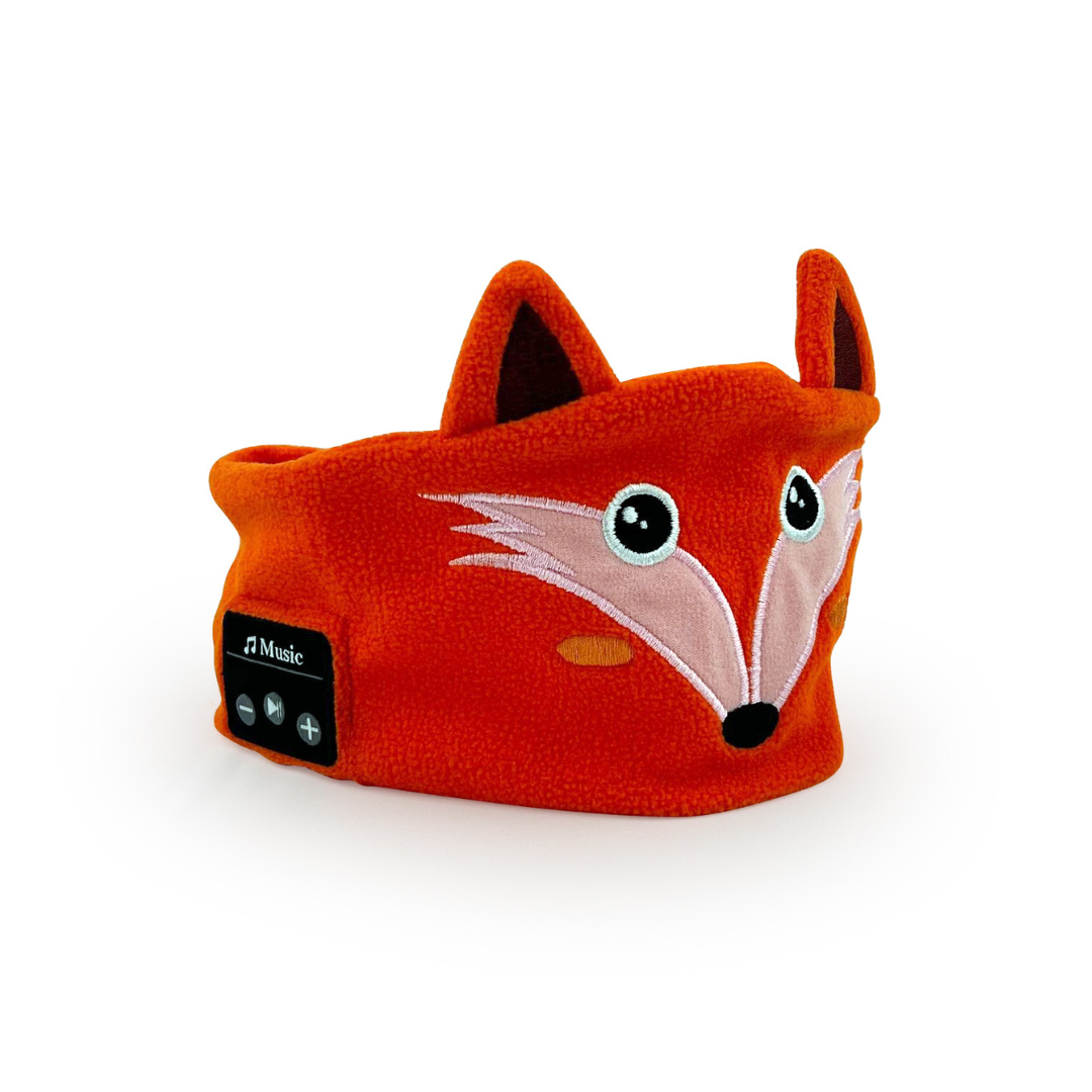 Bluetooth slaapmasker voor kinderen met rode vos