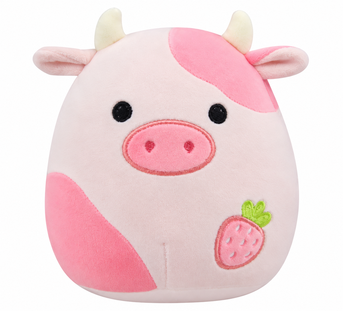Roze koe knuffel van zachte pluche