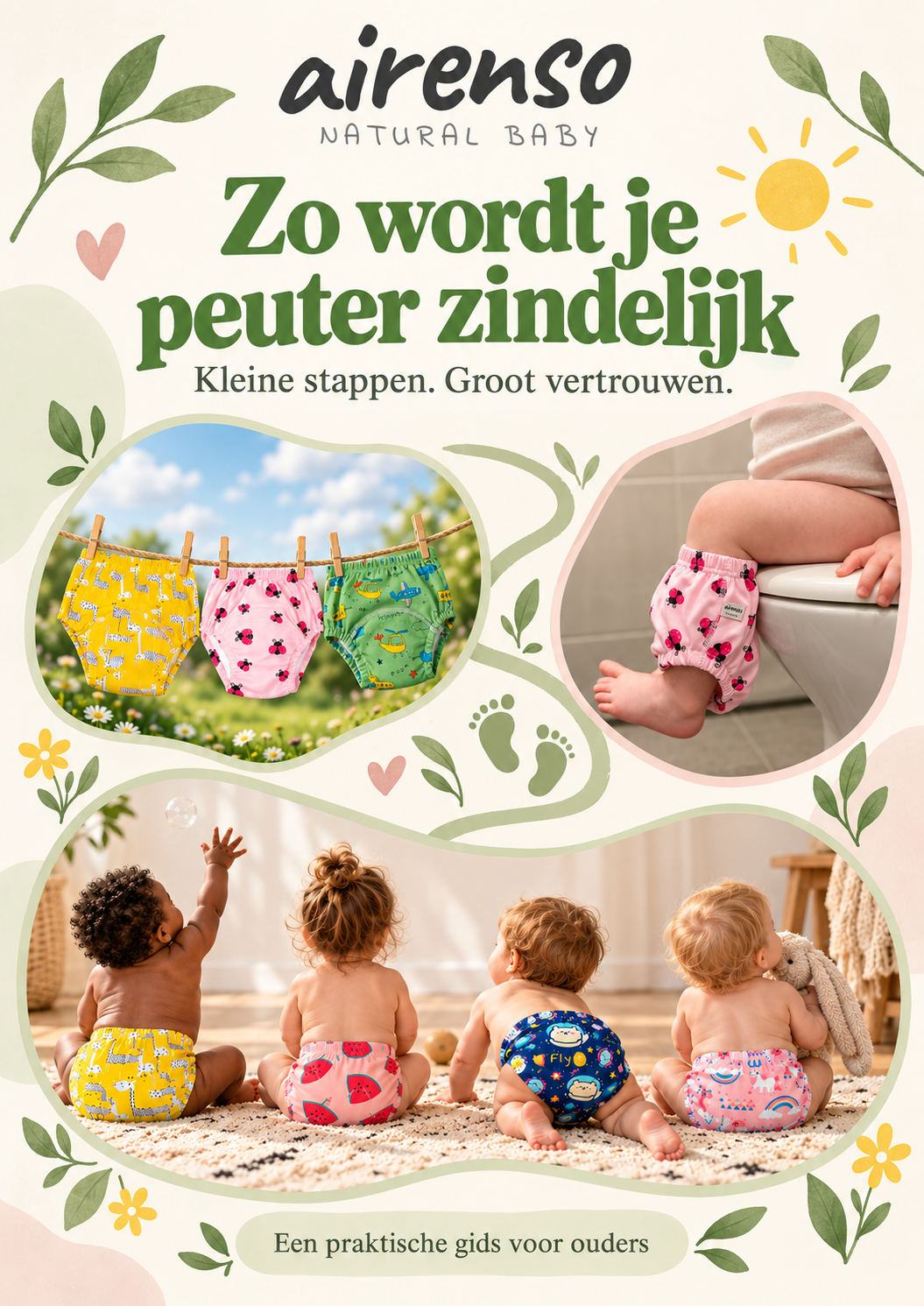 Cover van het airenso e-book Zo wordt je peuter zindelijk