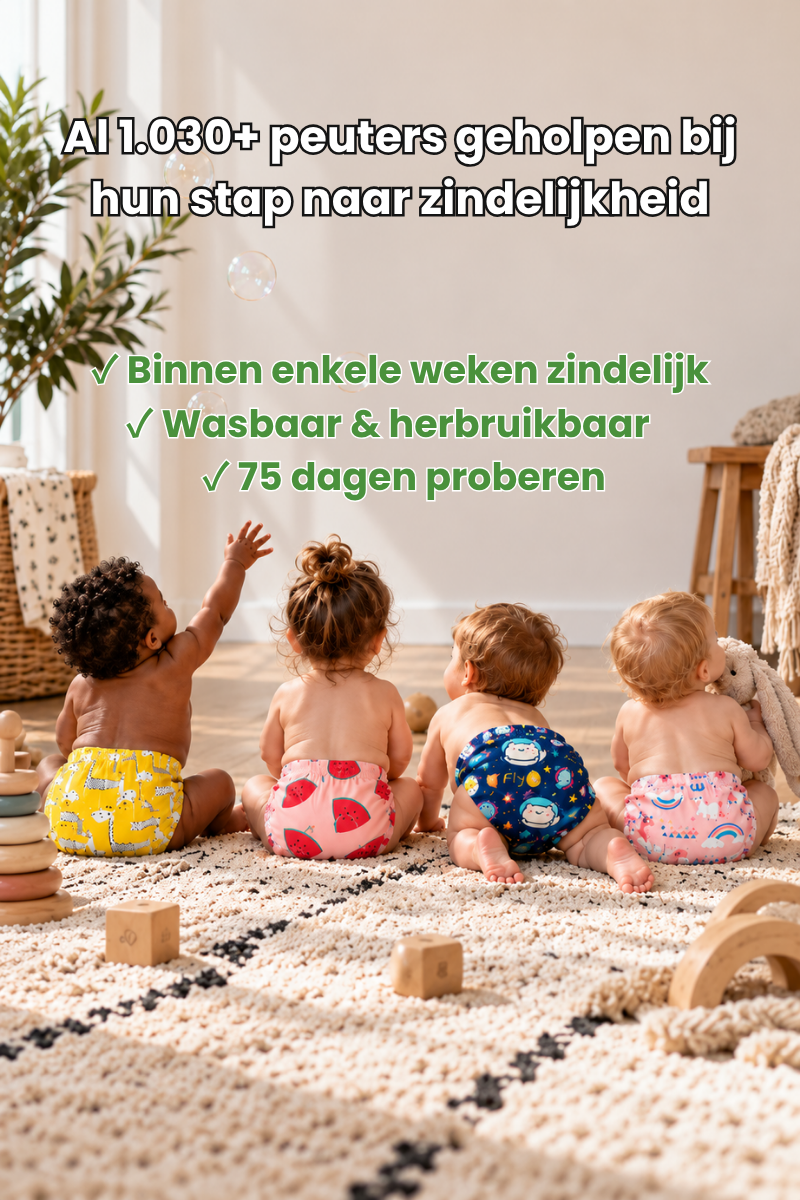 Al 1030+ peuters geholpen bij hun stap naar zindelijkheid