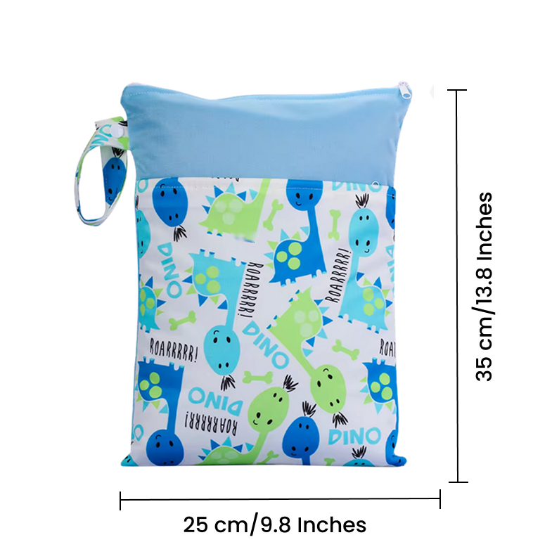 Afmetingen van de airenso wet bag: 35 x 25 cm