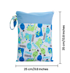 Afmetingen van de airenso wet bag: 35 x 25 cm